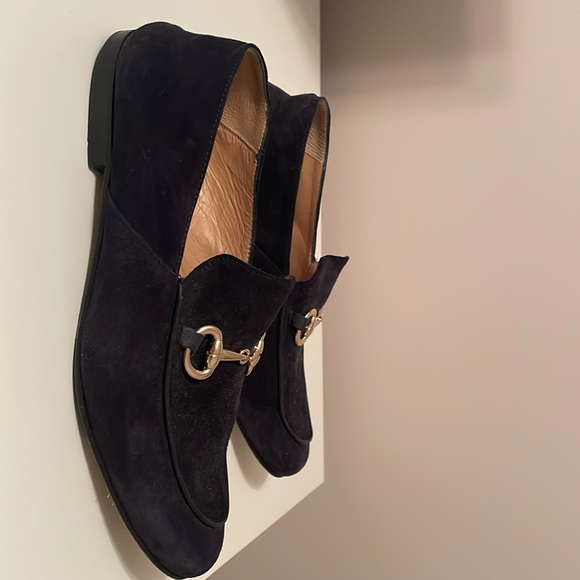 Lori L’idea Navy Suede Loafers 39.5 - Picture 4 of 7